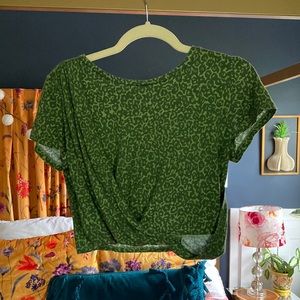 Anthropologie crop top